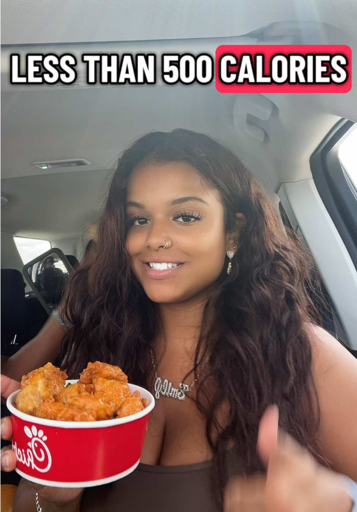 Chick-fil-A less than 500 cal meal if you’re working out or you’re in a calorie deficit this meal is definitely for you especially if you wanna indulge in fast food, but not too crazy. This is perfect. 👌🏼 #caloriedeficit #caloricdefict #weightlossjouney 