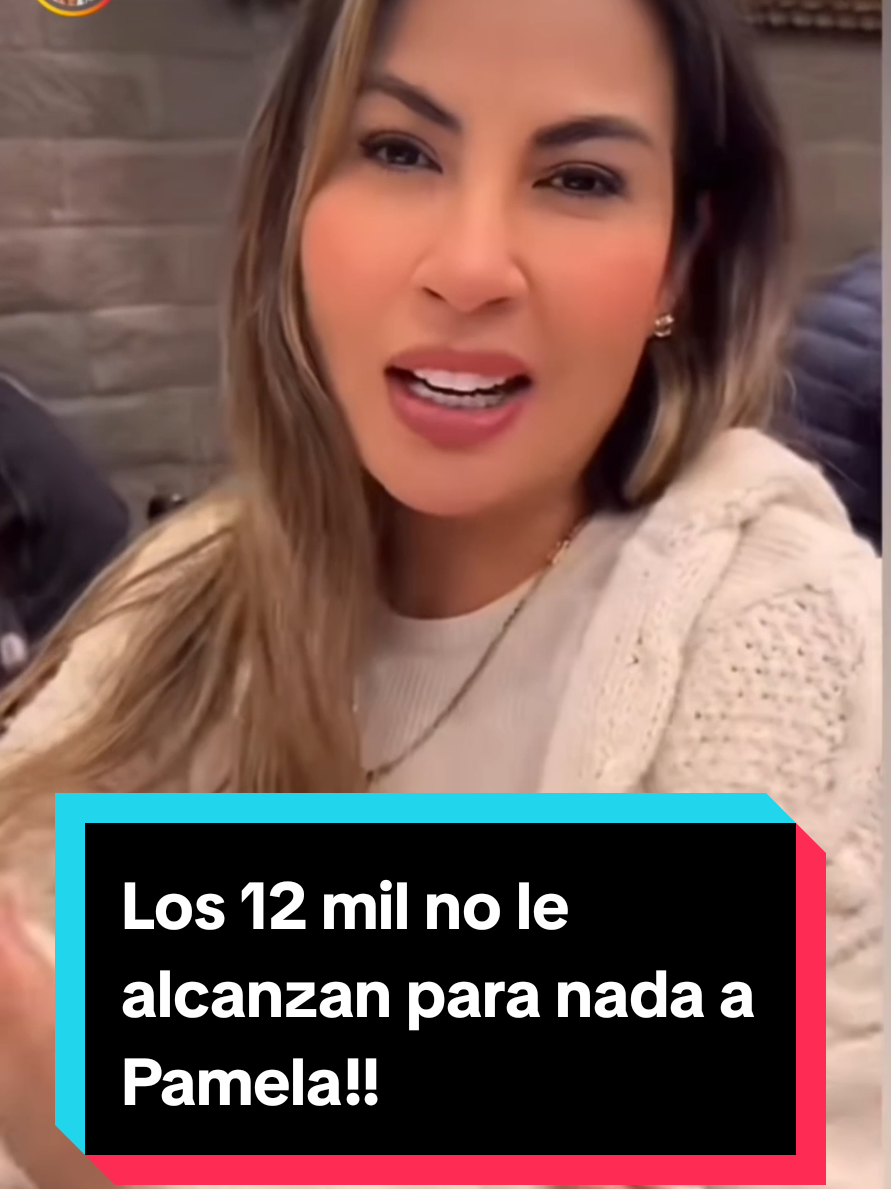 Pobre Pamelita, no le alcanza ni para comer #pamelalopez #ChristianCueva #peru #farandula 