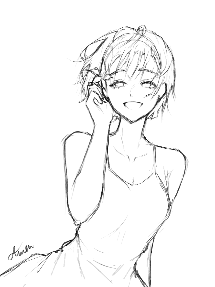 i can't finish her #sua #alienstage #sketch #speedpaint #fyp 