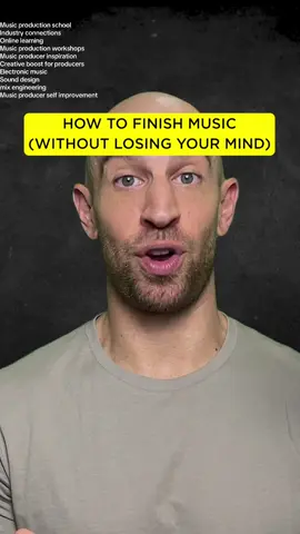 Music producers! Struggle with finishing music? Try these tips to finish more music fast! SMASH the ❤️ if you found this helpful! #musicproducer #ableton #flstudio #protools #logicprox 