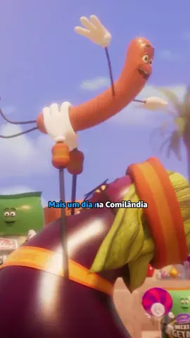 🤚VOCÊ ESTÁ PRONTO PRA MAIS UM DIA NORMAL NA COMILÂNDIA? 🌭 a segunda temporada de #AFestadaSalsicha está disponível no meu streaming #SausageParty #Foodtopia #SethRogen #KristenWiig #PrimeVideo