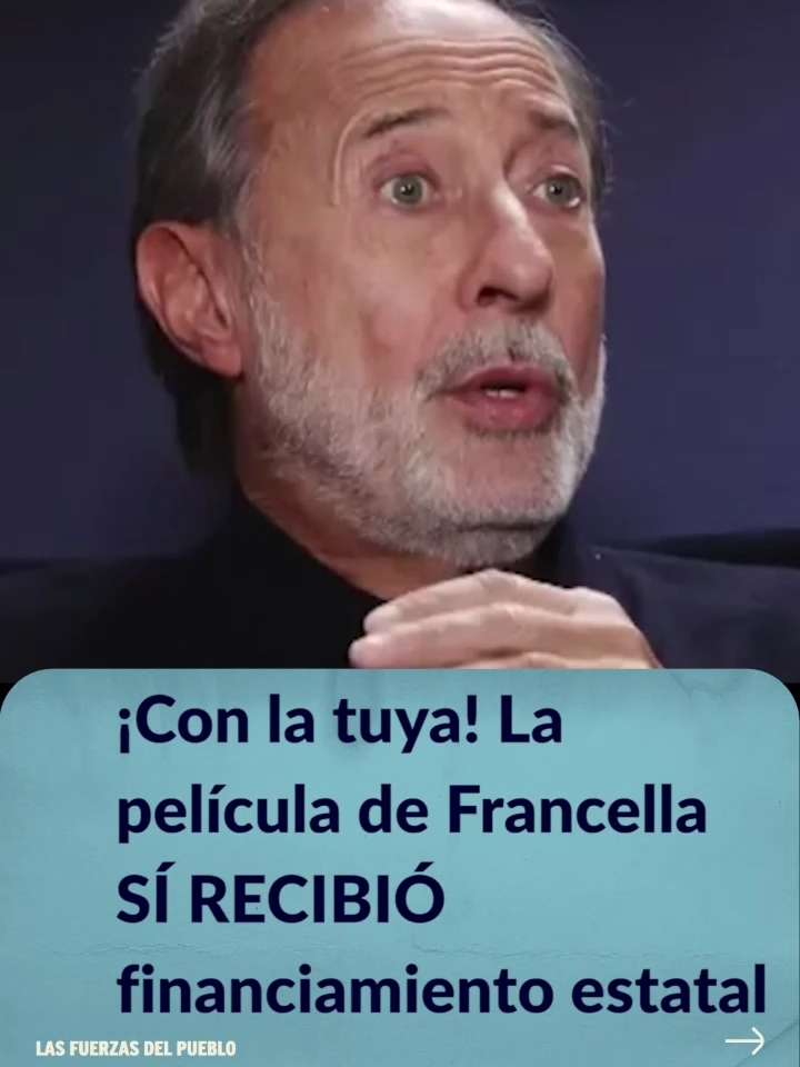 ¡Con la tuya! La película de Francella SÍ RECIBIÓ financiamiento estatal #milei #francella #homoargentum #incaa #viral_video