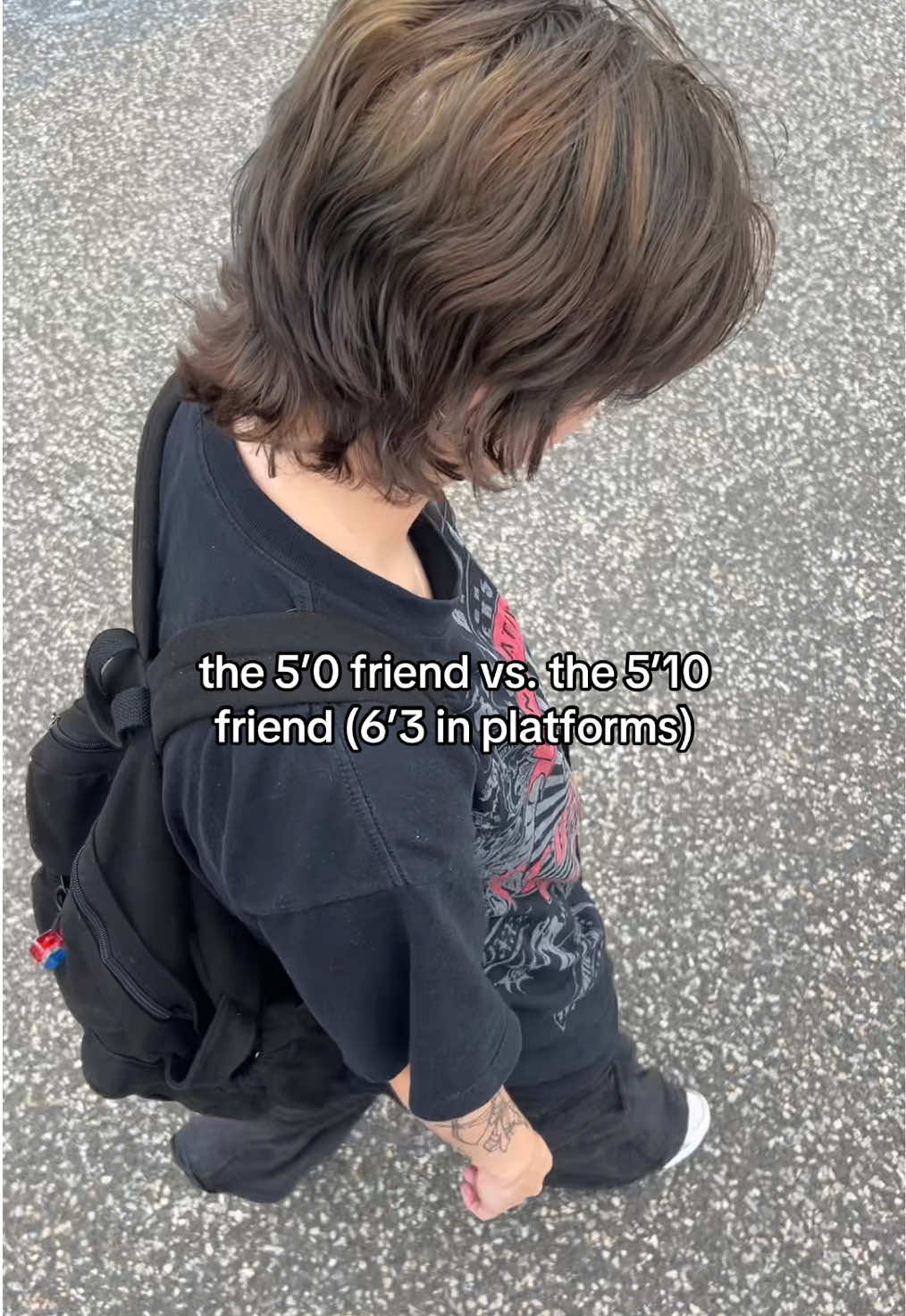its a sad world im livin in #friends #goth #emo #girlhood #fyp 