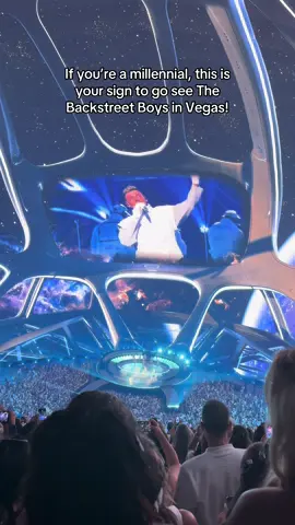 The crowd showed up in all white, the @Backstreet Boys killed it, the @Sphere is like no other. Buy the tickets, take the trip. 