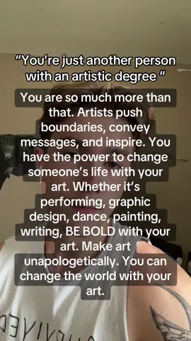 Also, f*cl AI “art.” Keep being your artistic self #art #actor #nerd #performer #fyp 