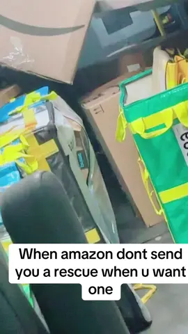 When amazon dont send you a rescue when u want one        #amazon #amazondriver #rescue #driver #delivery 