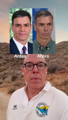 Que alguien me explique este cambio de imagen tan radical …. #pedrosanchez 