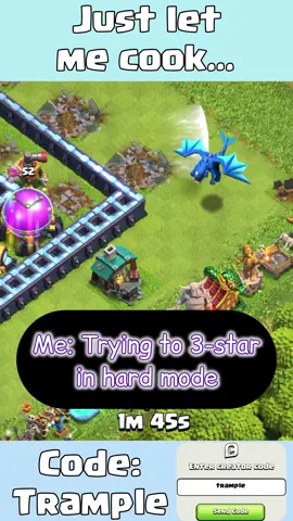 Real #trampledamage #clashofclans #SupercellCreator 