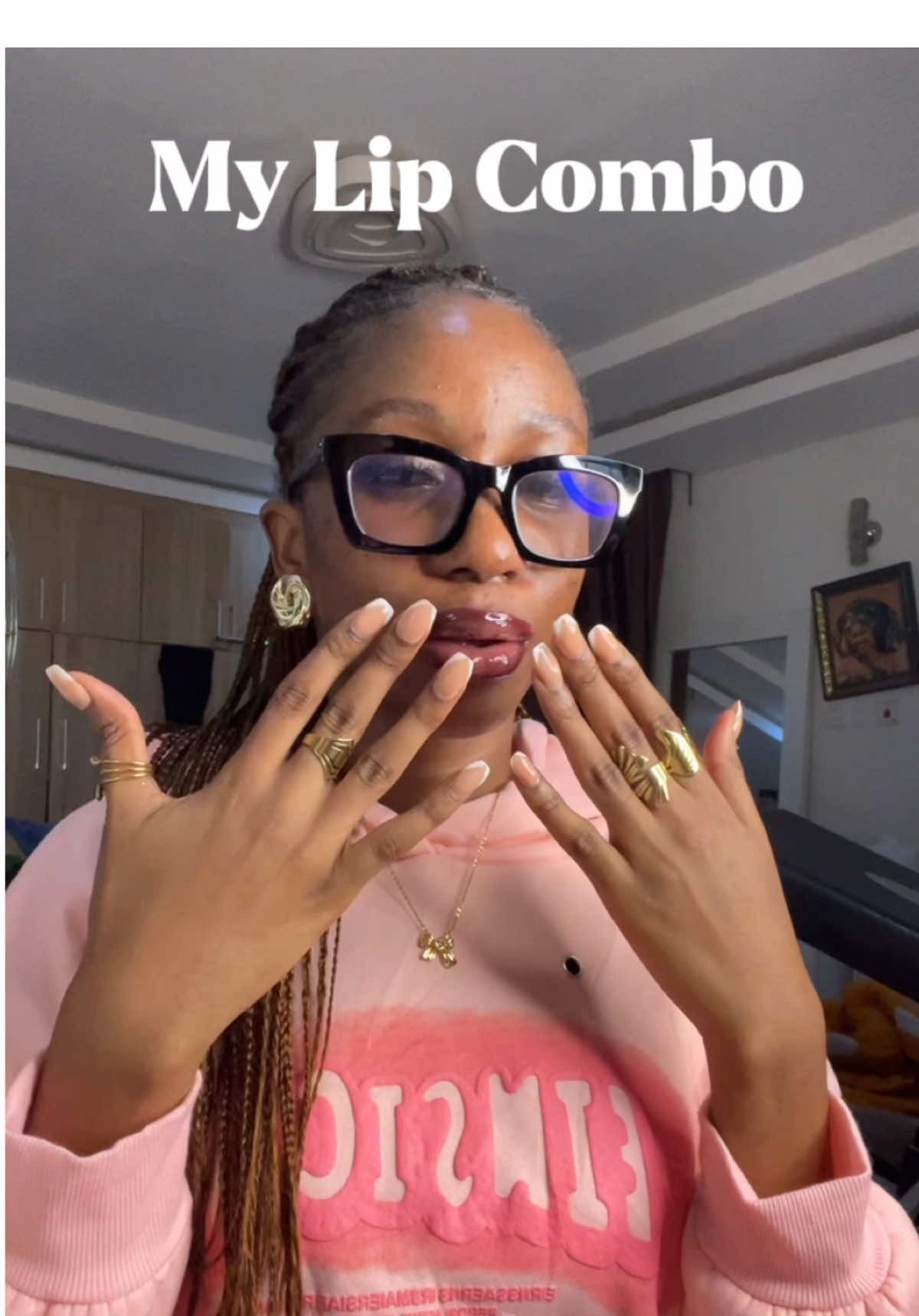 Basically a lip combo tutorial, your welcome😘 #mylipcombotype #lipcombotutorial #blackgirlbeauty #fashioncontent #amyisaimee 