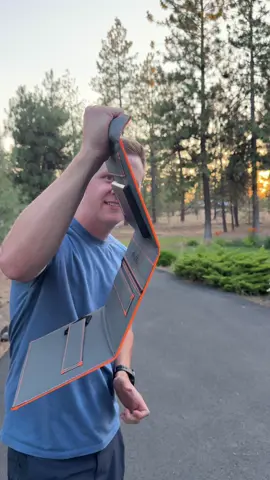 Folding solar panel #solarpanel #portablesolarpanel #camping #Hiking 