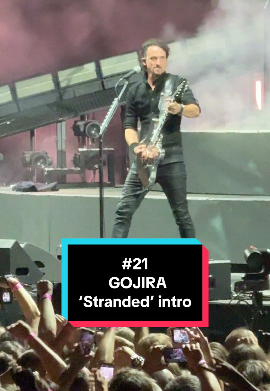 GOJIRA - ‘Stranded’ intro  #fyp #musictok #gojira #stranded #concert 