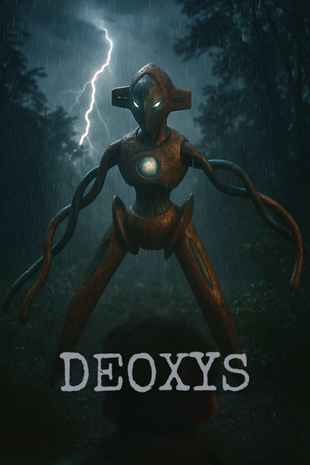 POV: You are lost in the woods and encounter a malfunctioning Deoxys… what do you do?😦  #pokemon #ai #fyp #pokemontiktok #chatgpt 