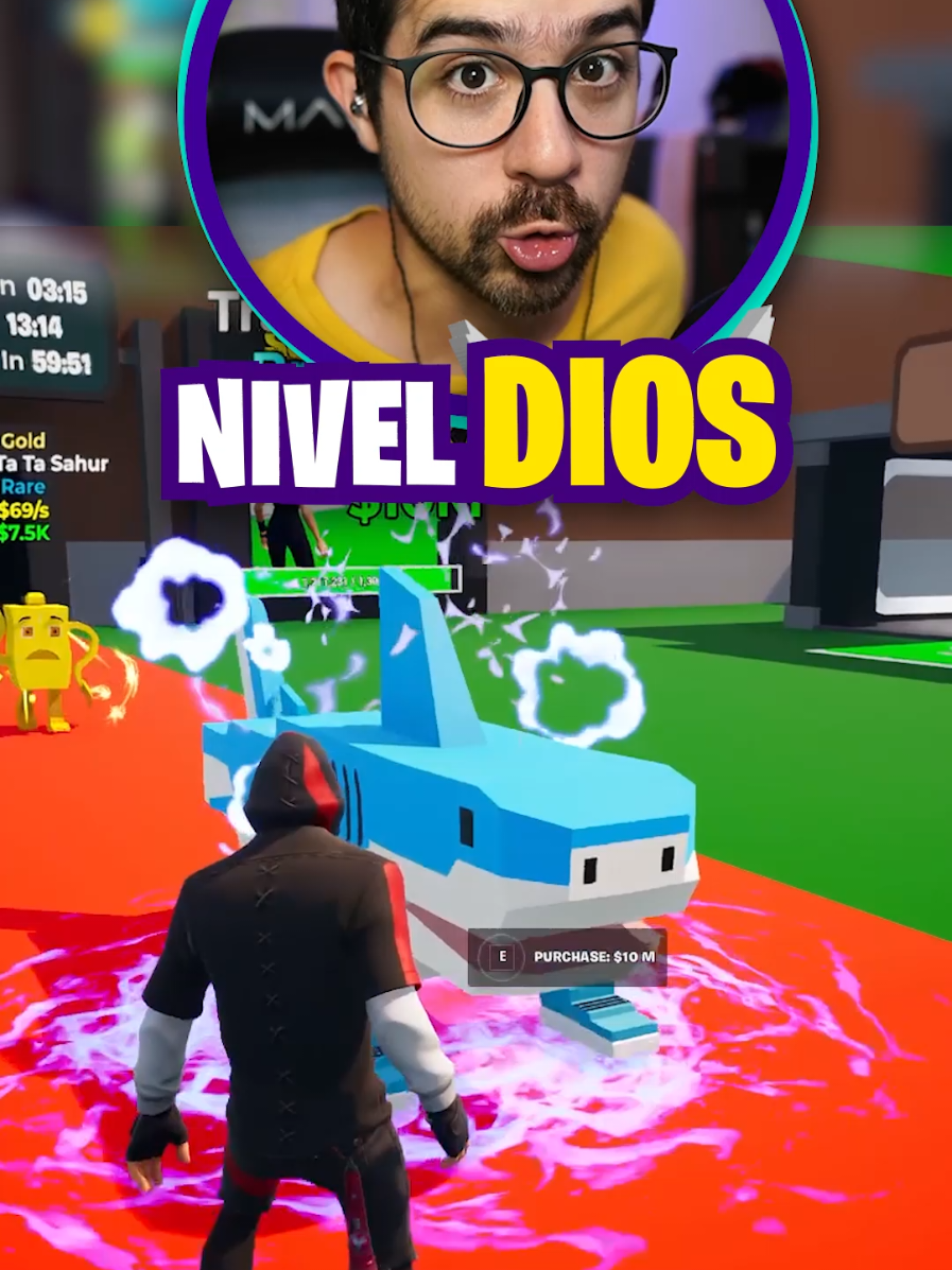 Como conseguir 3 Brainrot DIOS en MENOS de 20 segundos 🤫 #gamerentiktok #Fortnite #stealabrainrot #mapasfortnite 