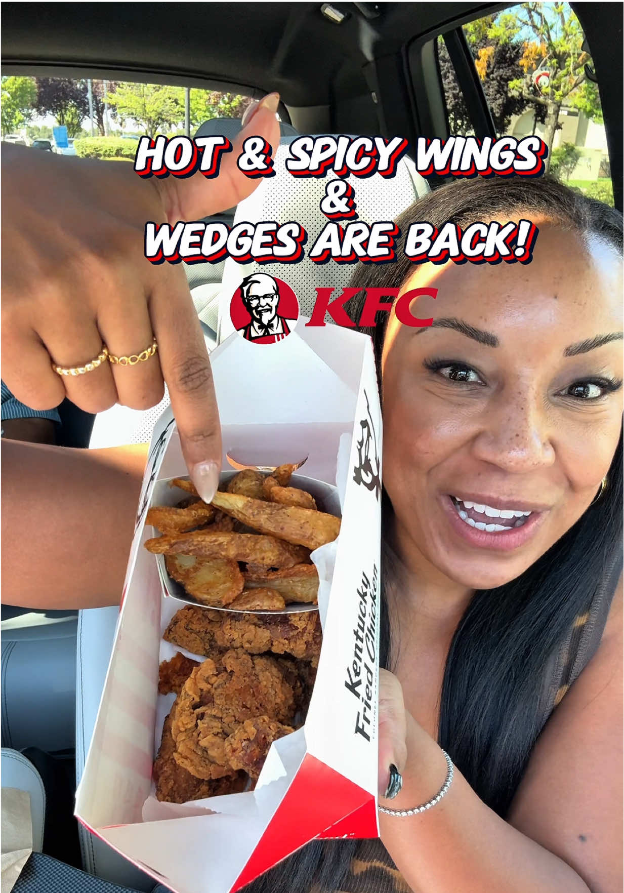 Who’s excited about these coming back 🙋🏾‍♀️? I’m honestly more excited that I can add cream to any drink 😃 #mrsfrost #kfc #fastfood #tastetest 