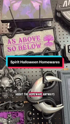 Spirit Halloween Homewares. #halloween #spirithalloween #spookyfinds #halloween2025 #goth @Spirit Halloween 