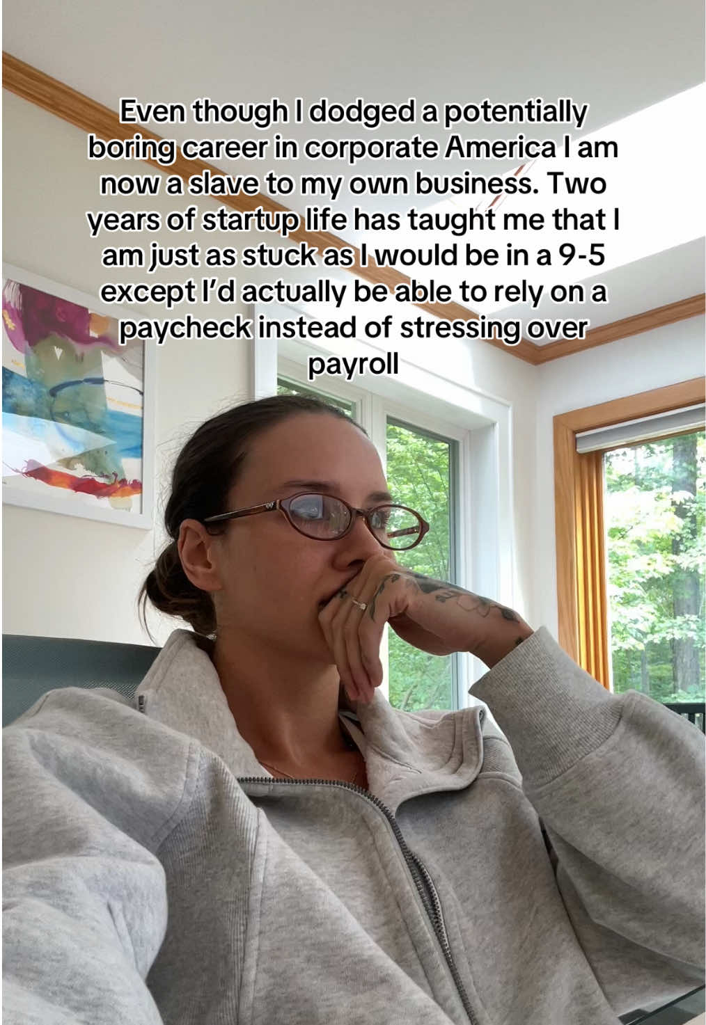 Tired, burnt out, and may or may not be looking at jobs on LinkedIn 🥲 All I can say is, entrepreneur life is not for the faint of heart. If you’re on my payroll, please keep scrolling #entrepreneur #entrepreneurship #entrepreneurlife #businessowner #burnout 