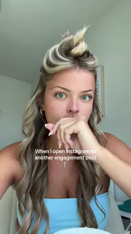 I feel so behind in life when I see like 5 new engagement posts a week😭