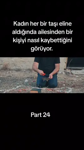 Kadın her bir taşı eline aldığında ailesinden bir kişiyi nasıl kaybettiğini görüyor. Part 24 #korkufilmi #film #filme #keşfet #keşfetteyizzz 