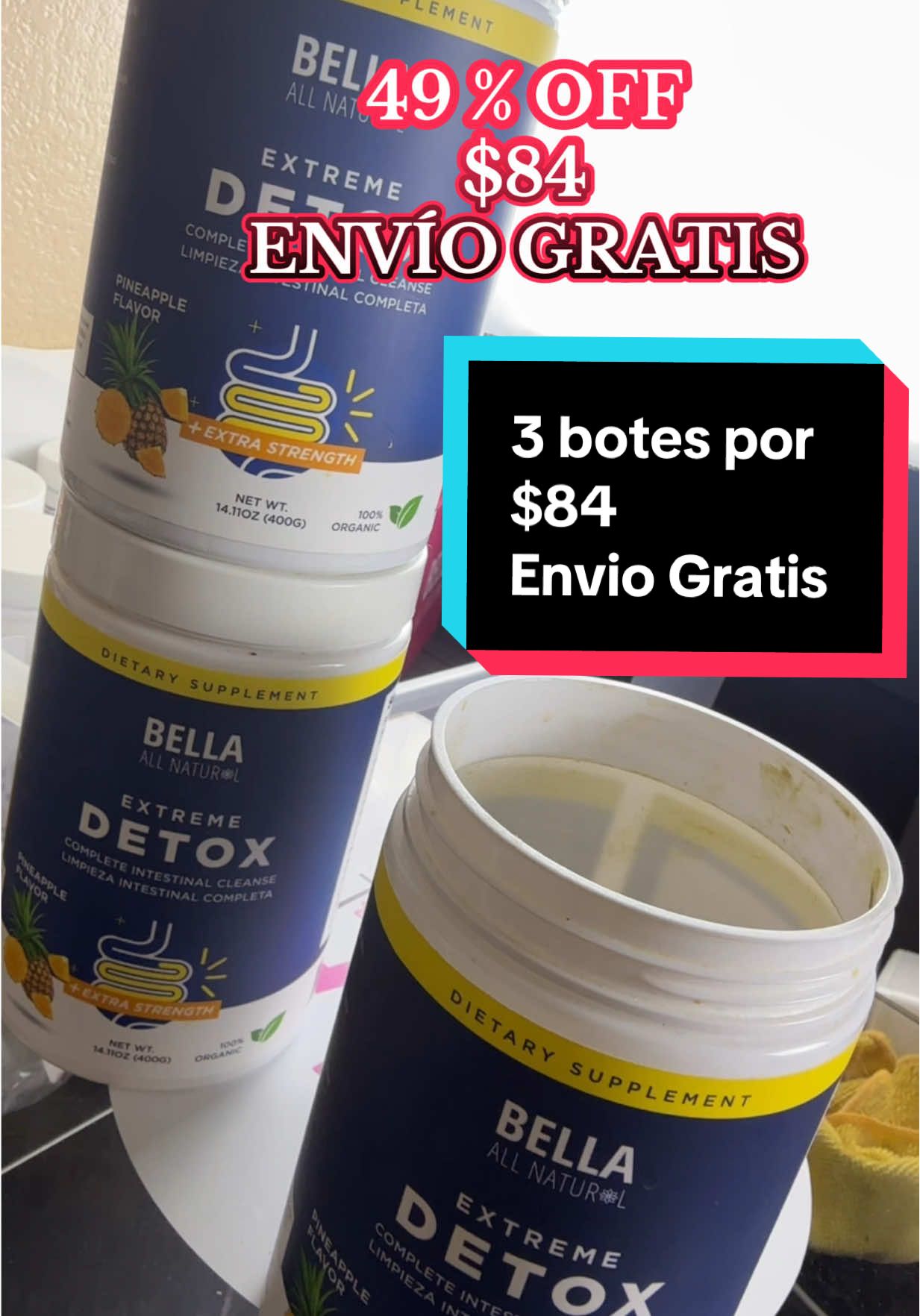 #detox  #coloncleanse #limpieza #health #bellaallnatural 