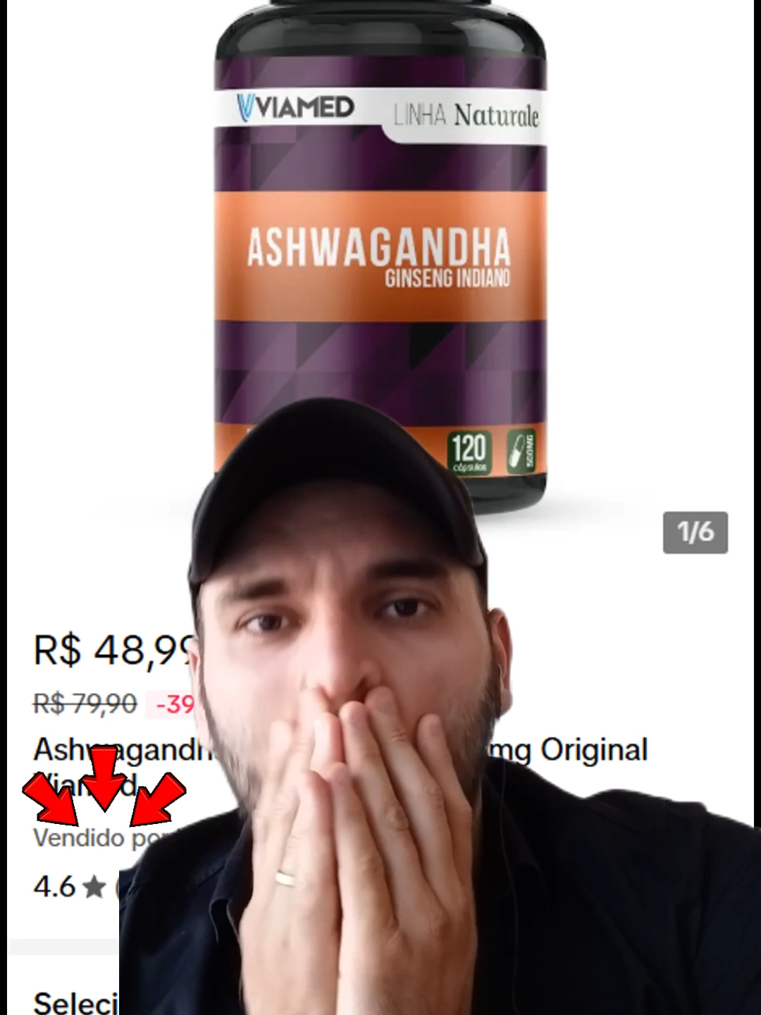 ashwagandha hoje o produto mais vendido do tiktok shop brasil MUITO BARATO E DE PROMOÇÃO #gymmotivation #produtosnaturais #produtosbaratos