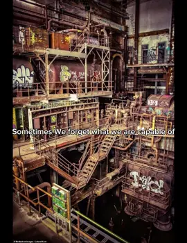 I think we sometimes forget what we could be capable of if we would just work together as a species instead of constantly fighting one another. #fyp #fypシ  #industrial #aesthetic #urbandecay 