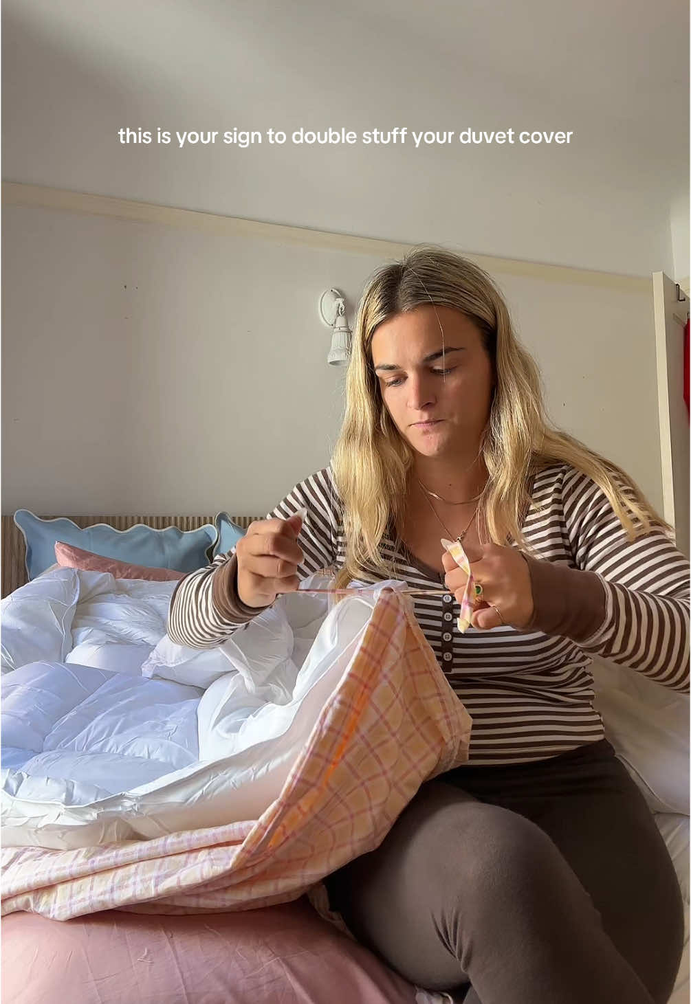 it’s like sleeping in a cloud  #bedding #bed #room #move #Home #decor #duvet #duvetcover #cloud #comfy 
