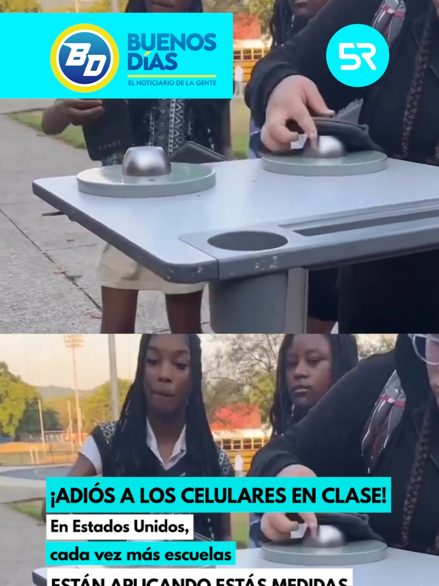 📵 Escuelas en EE.UU. obligan a alumnos a guardar sus celulares en fundas bloqueadas durante todo el día. 👉 Maestros aplauden la medida, padres se dividen. ¿Tú qué opinas? #EEUU #Educación #Celulares #Escuelas #Noticias