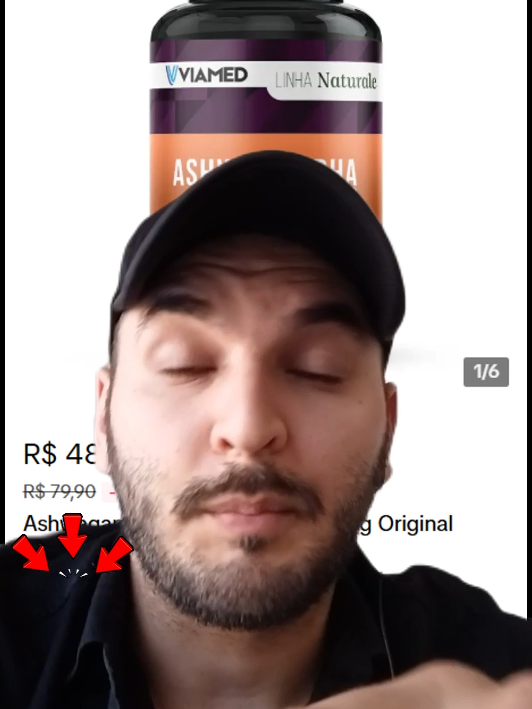 Comece agora a tomar ashwagandha para sua saúde #produtobaratinho aqui no tiktok shop brasil top vendas! super recomendação adquira agora!