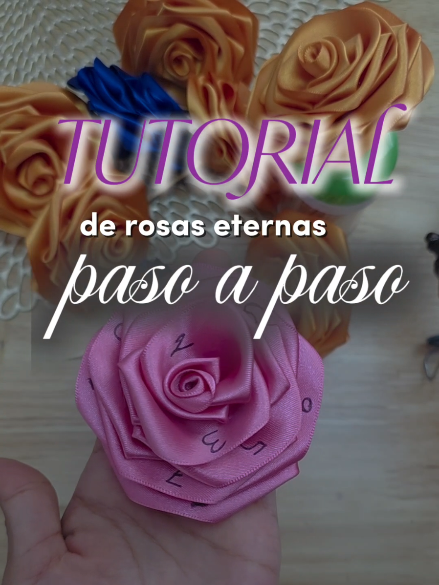 TUTORIAL DE ROSAS 🌹ETERNAS PASO A PASO ✅️⚘️. . ESPERO que este video les ayude 👏para que aprendan como hacer una rosa eterna 🌹. . . . #tutorial #rosaseternas #ribbonroses #allisalbouquet #rosaeterna🌹 