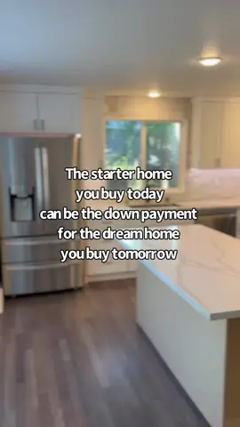 Every step forward gets you to your goals. Inaction will get you no where.  The starter home you buy today can be the down payment for the dream home you buy tomorrow ✨  You’re exactly where you need to be 😊 don’t compare your journey to anyone else’s ✨  #realestate #realestateinvesting #starterhome #passiveincome #realtor 