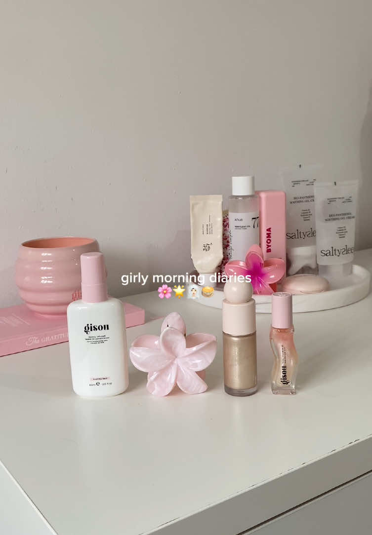 A girly morning🧖🏻‍♀️🌸Happy Tuesday!! #cleangirl #morningroutine #asmrsounds #SelfCare #aestheticvideos  @Gisou @The Ordinary @byoma @Rare Beauty @Tangle Teezer @PanasonicPersonalCare 