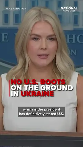 Karoline Leavitt confirmed to the press Tuesday that President Trump does not want boots on the ground in Ukraine should a deal be made to end the war. #trump #troops #ukraine #karolineleavitt #russiaukrainewar