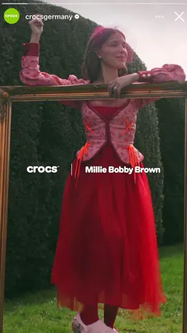 Mbb x Crocs ♥️#fyp #milliebobbybrown #millieons #viral #millsbb19 