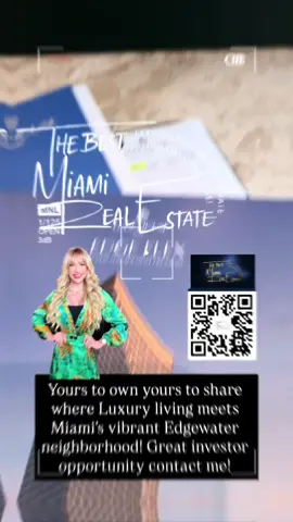 ✨🚀 EDGE YOUR LIFESTYLE TO THE NEXT LEVEL 🚀✨ Experience Modern Luxury Living in Miami’s vibrant Edgewater Neighborhood. 🌴 Edge House is a 57-story residential tower that redefines Miami living — designed by world-renowned architect Kobi Karp with refined interiors by Adriana Hoyos Design Studio. Every residence is fully furnished, turnkey, and thoughtfully curated for style, comfort, and sophistication. This isn’t just a home — it’s a lifestyle: ✨ Residents’ lounge with indoor/outdoor experiences ✨ Sky lounge & entertainment room ✨ Flexible co-working spaces + private meeting rooms ✨ Dedicated podcast room ✨ Kids’ game room & playground ✨ Summer kitchen with grilling area ✨ Golf putting green Whether you’re relocating, investing, or upgrading, Edge House delivers unmatched luxury, cutting-edge amenities, and the prime Miami lifestyle you deserve. 📲 Contact me today for VIP pricing, floor plans, and private tours. Because in Miami real estate, it pays to be first. Live in Luxury, Jennifer Nicole Lee 🌐 www.TheBestMiamiRealEstate.com 📧 info@TheBestMiamiRealEstate.com 📱 305-305-5002 #EdgeHouseMiami #MiamiCondos #LiveInLuxury #JenniferNicoleLee #MiamiMillionDollarHomes #MiamiPenthouses #LuxuryMiamiLiving #EdgeHouseLiving #WhiteGloveRealEstate #LuxuryListingMiami