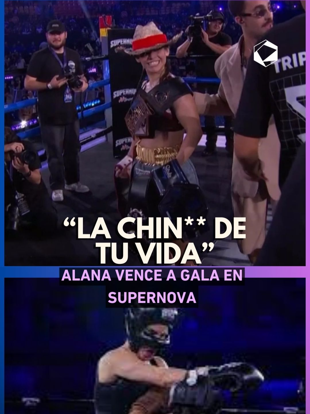 Más de 10 millones vieron cómo Alana Flores impuso su técnica y derrotó a Gala Montes 💥 #GalaMontes #Alana #fyp #Boxeo #Supernova #Arena #News
