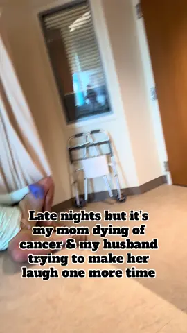 Literally my mom dying from cancer and my husband just trying to make her laugh one more time ❤️ #latenightthoughts #latenightfinds #griefandloss #grief #fyp 