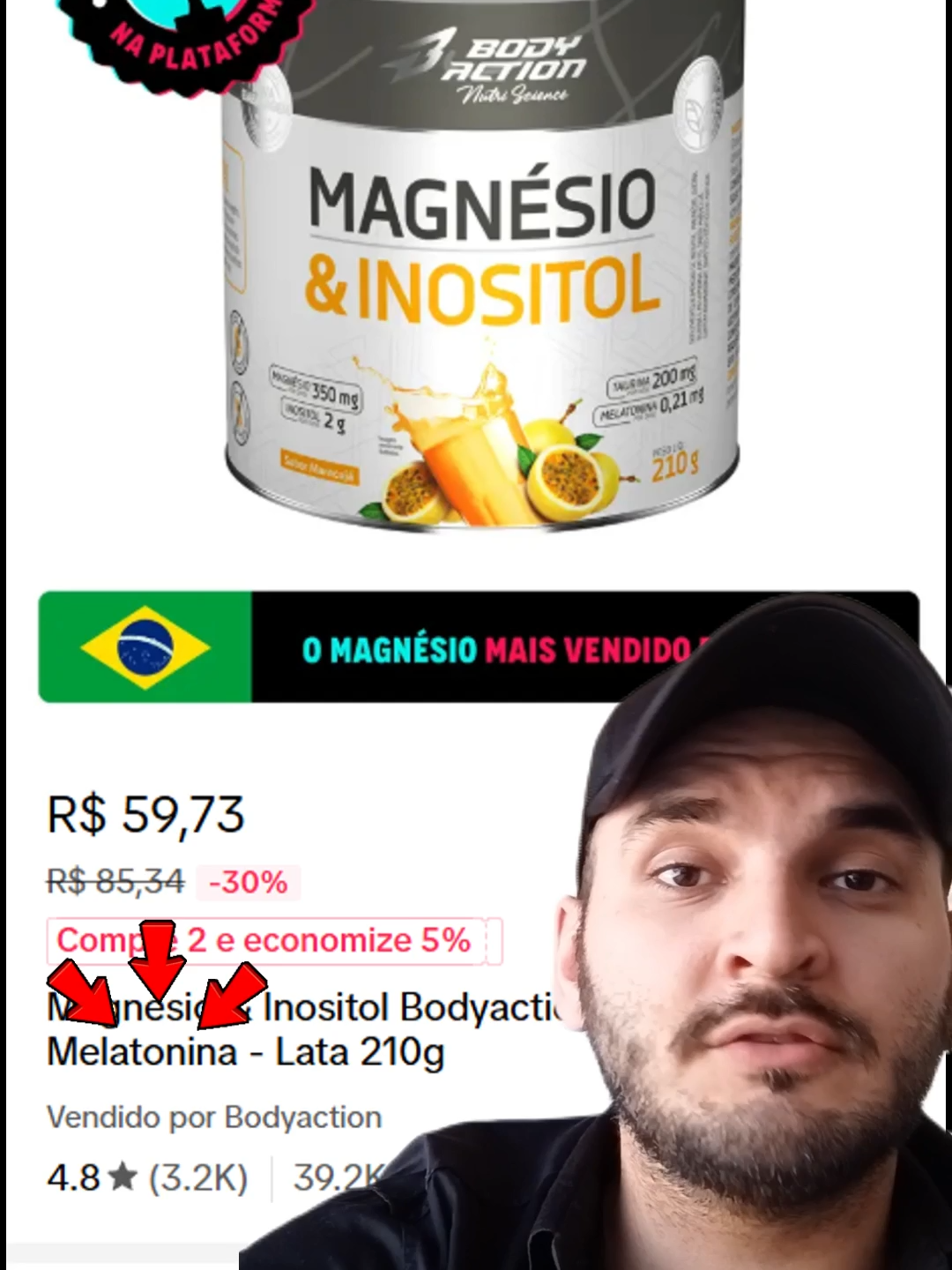 comece hoje mesmo a tomar magnesio inositol. melhora o cortisol, desincha e desinflama tudo por um preço muito em conta, muito barato mesmo!!!