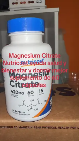 Nutricost magnesium citrate supplement 60 capsules #paratiiiiiiiiiiiiiiiiiiiiiiiiiiiiiiiiii #foryoupage #tiktokviral @Emidio Velasquez 