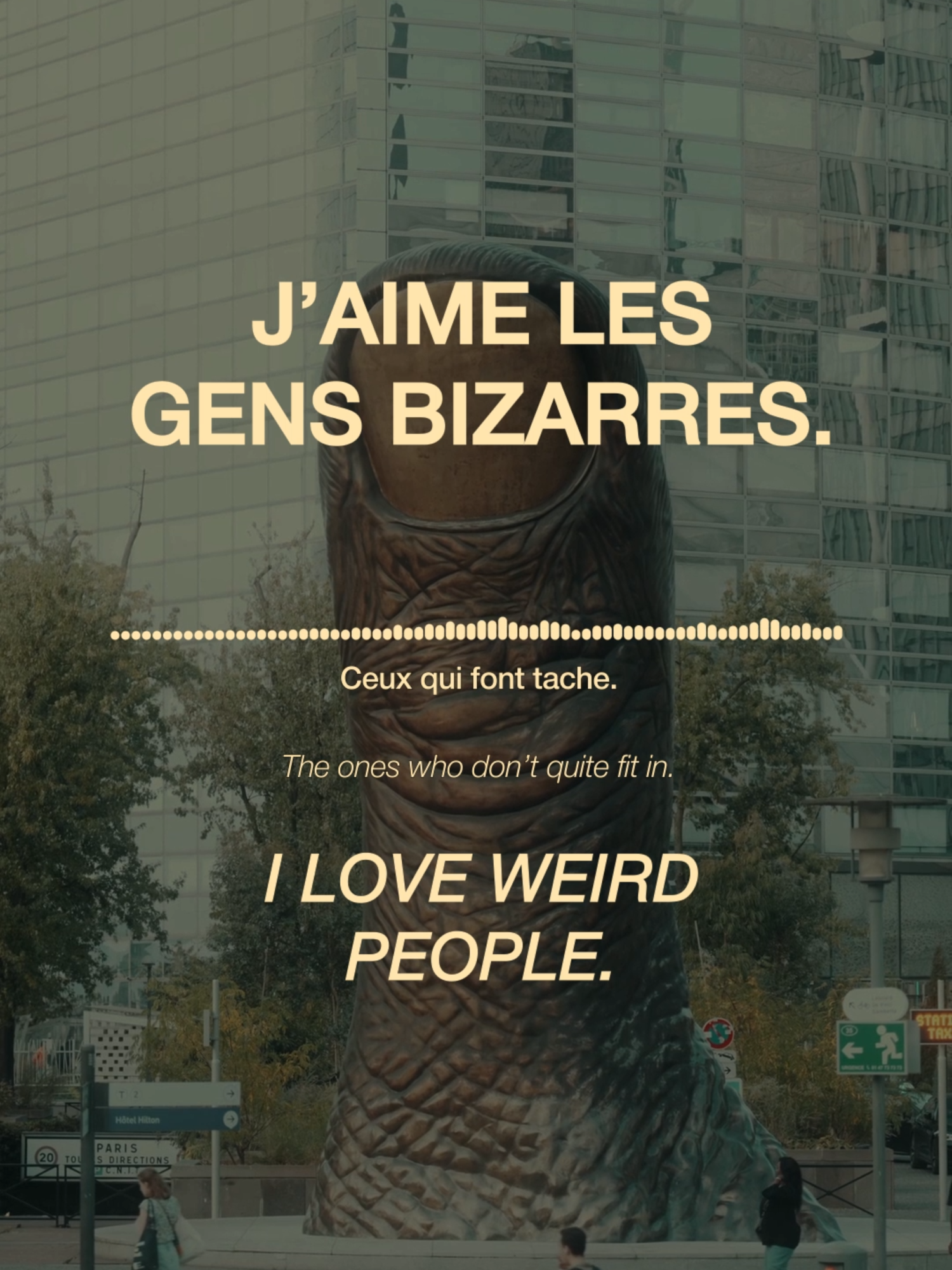 J'aime les gens bizarres... #vaguealame #frenchpoetry #poetry
