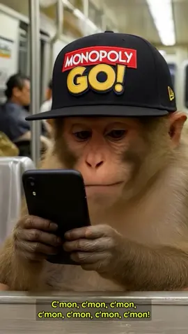 Everyone's playing Monopoly GO!... yes, even him 🐒