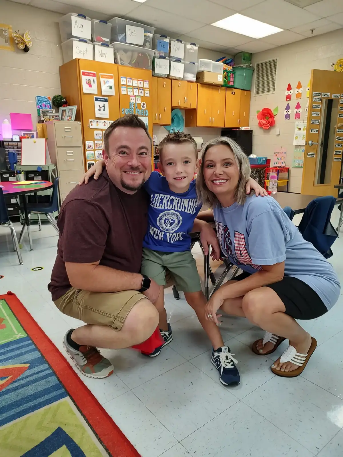Kindergarten aint ready for him! I tell you definitely aint ready, that's lil sis. She still asks everyday if Bub can go to little school with her. 🫠 #kindergarten #backtoschool #proudgeriatricmom #weoldashell #sweetbabies 