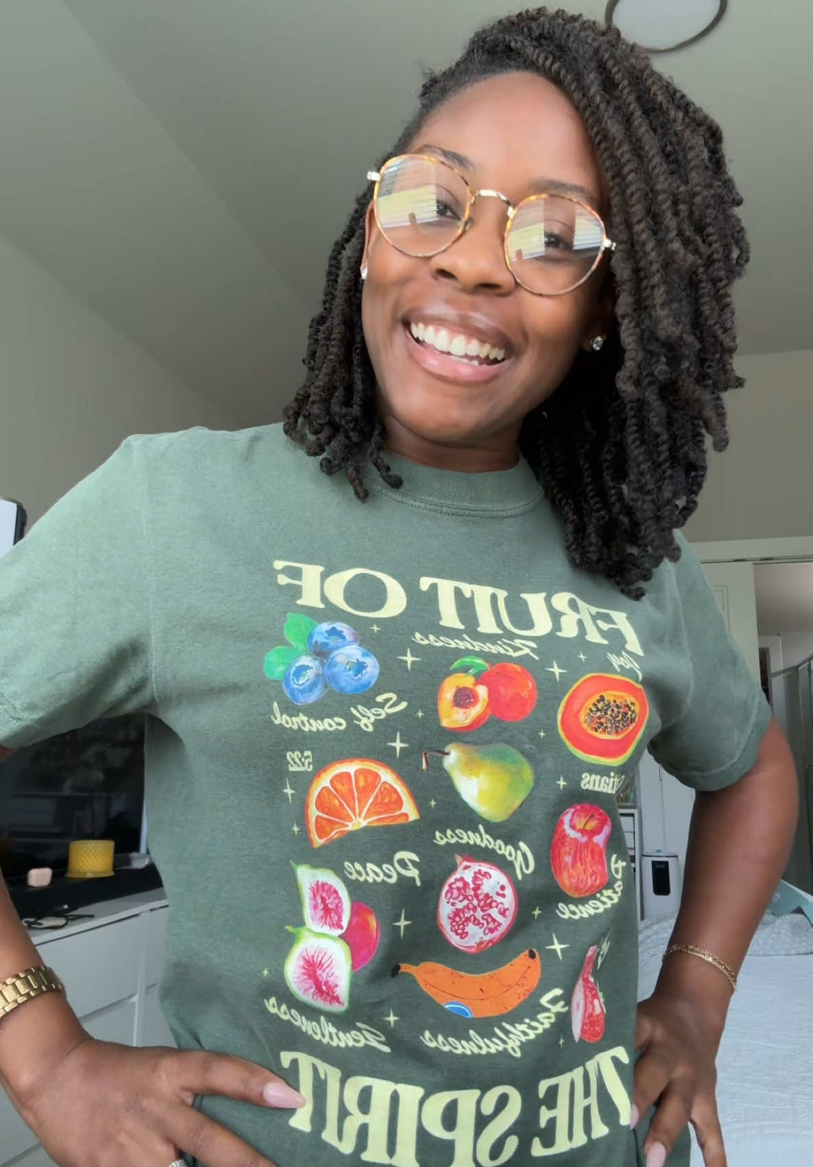 Comment below which of these was a struggle for you! Click the link and tell which is your fav color as well! K bye! #fruitofthespirit #holyspirit #fyp #tiktokshop #100percent #cotton #realcotton #tshirts #graphictees #bohochristianshirt #christiantiktok #christianapparel 