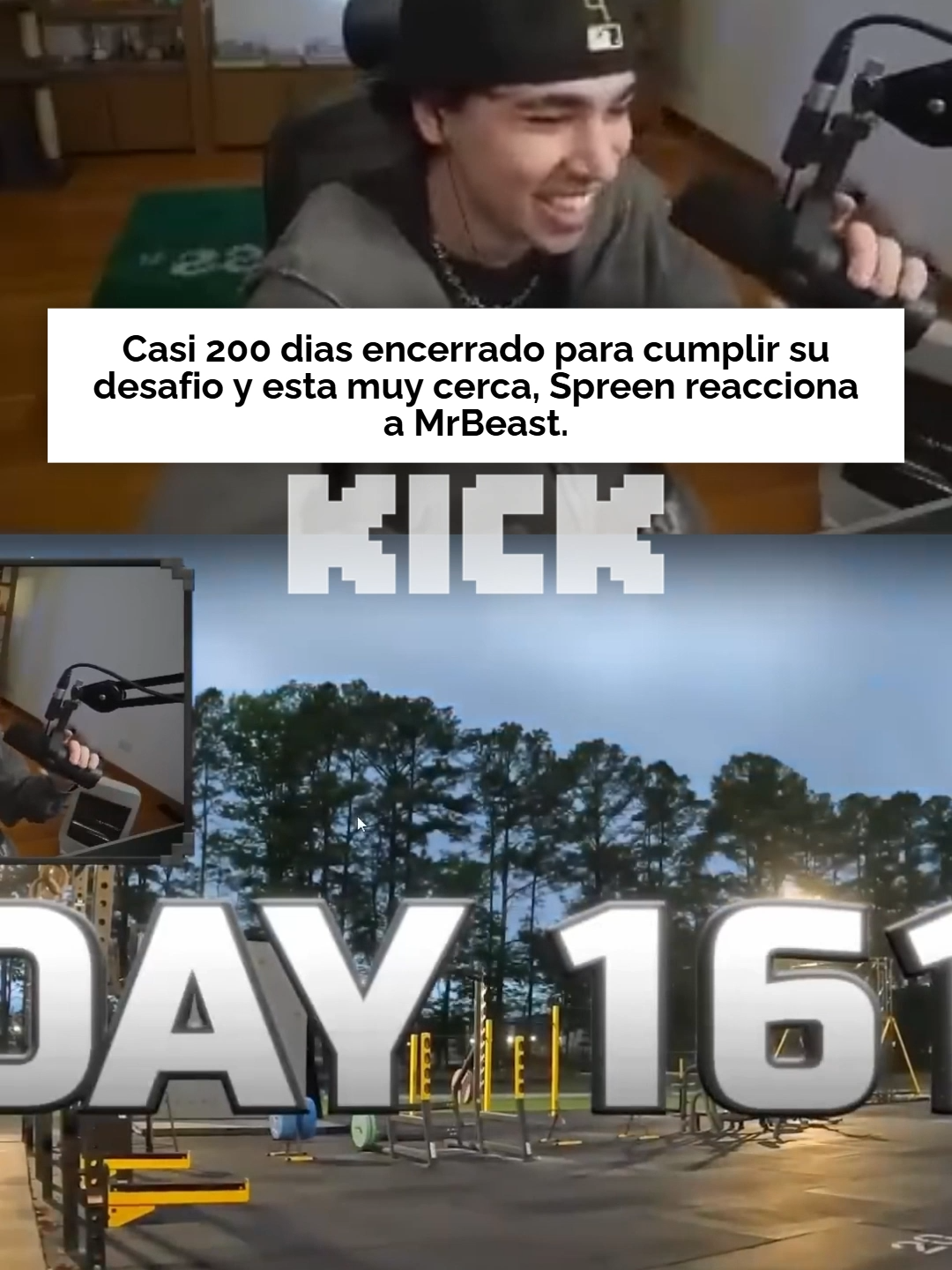 Casi 200 dias encerrado para cumplir su desafio y esta muy cerca, Spreen reacciona a MrBeast. @spreenbro  @mrbeast  #spreen #mrbeast #youtube #stream #contenido #fyp #viral #parati #shorts #clips #reaccion #kick