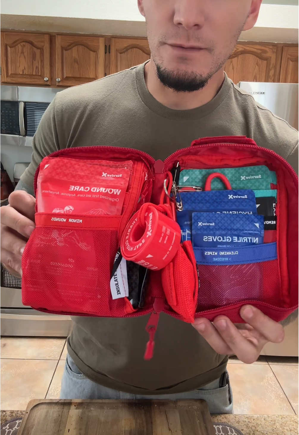 The mini is the perfect addition to your Bugout bag if you’re looking for a price effective IFAK #firstaid #survivex #ifak #tiktokshopcreatorpicks 