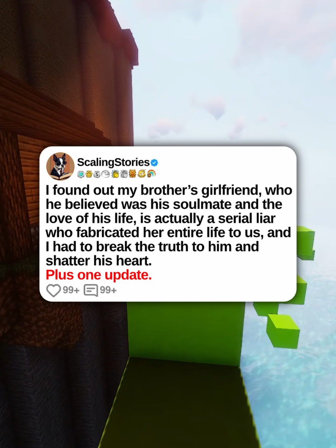 u/RecognitionDry6695 I found out my brother’s girlfriend, who he believed was his soulmate and the love of his life, is actually a serial liar who fabricated her entire life to us, and I had to break the truth to him and shatter his heart. Plus one update. 0:00 Original Post 10:00 Update (1 Month Later) #scalingstories #minecraftparkour #reddit #redditreadings #redditstories