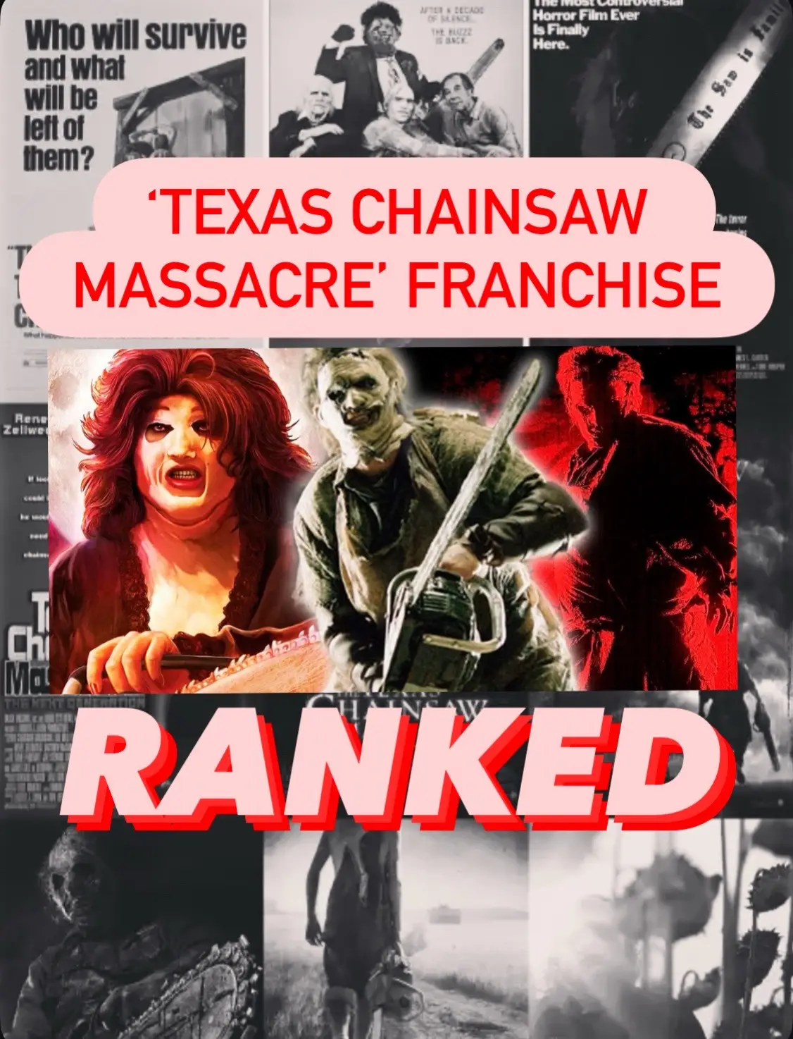#fyp  #texaschainsawmassacre  #ranking  #horror  #leatherface 