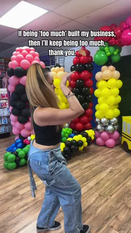 ✨ They said I was too much… Too loud. Too colorful. Too extra. But guess what? If being “too much” built my business, created opportunities, and opened doors I never thought possible— then I’ll KEEP being too much, thank you very much. 👏🏽 Because too much is exactly what got me HERE. And I’m just getting started. 🚀 #BalloonArtist #EventProfs #BossEnergy #TooMuchAndProud #BalloonBusiness    