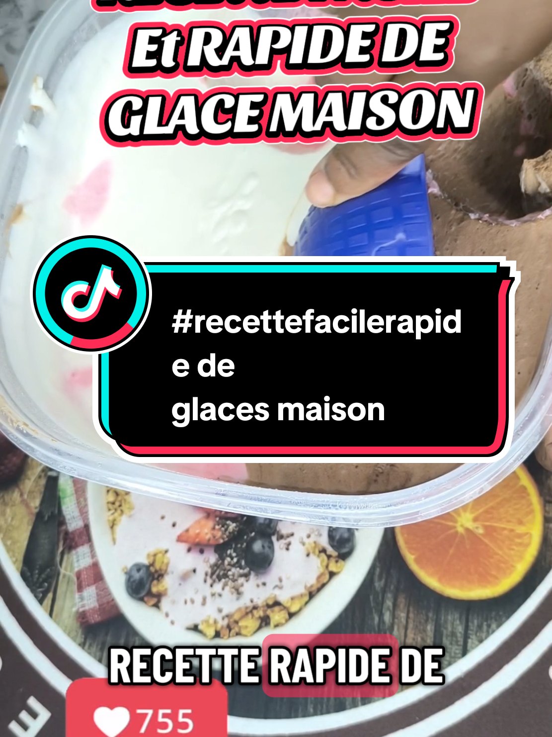 recettefacilerapide  de #glaces fait maison 