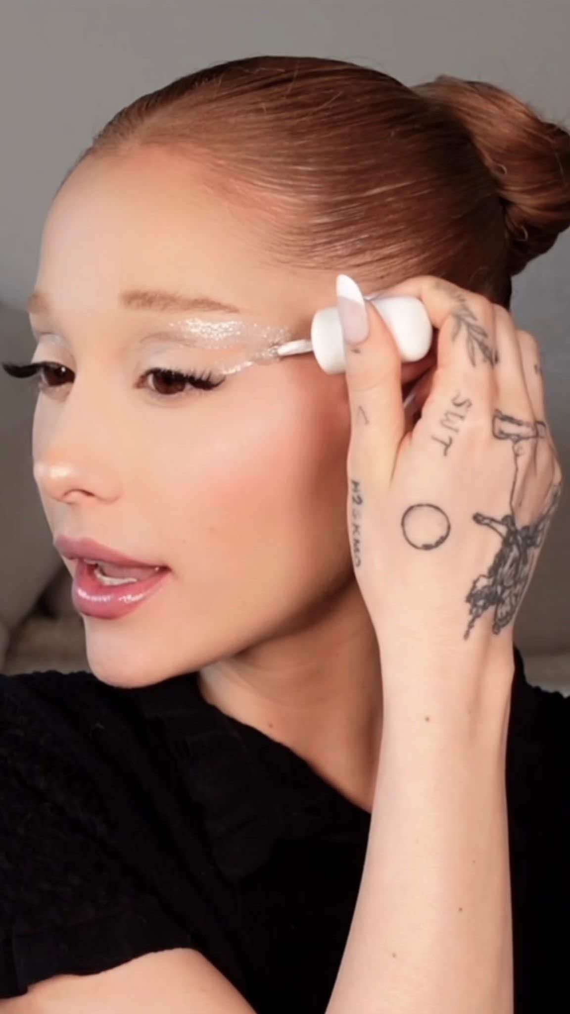 why not? ♡ shop ari’s effortless look using our starlet liquid eyeshadows in shade “horoscope”