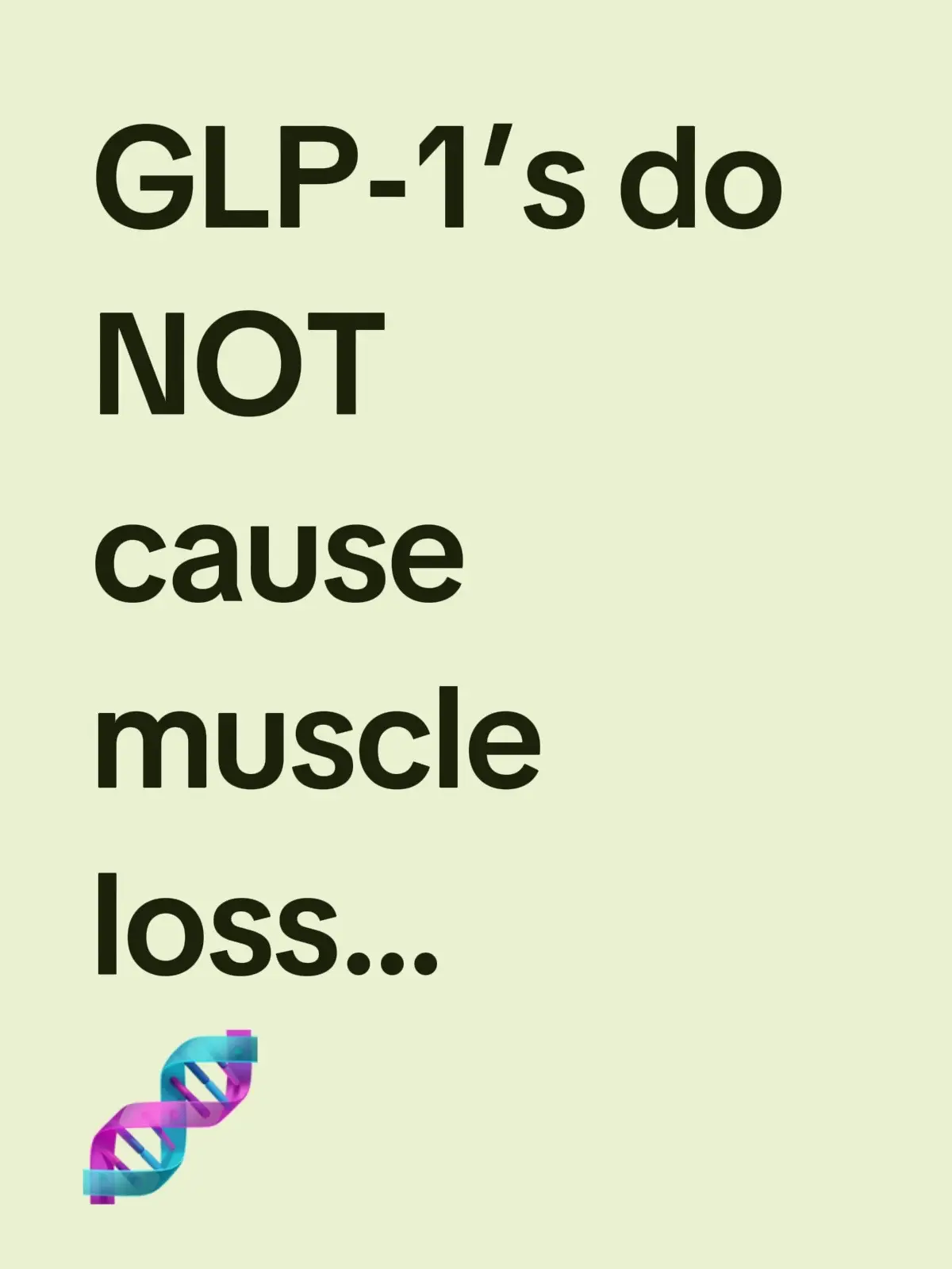 Here’s the deal. Any time you diet you risk losing muscle if you aren’t getting enough protein or doing resistance training. The science of building or losing muscle mass doesn’t change with the addition of these medications. 